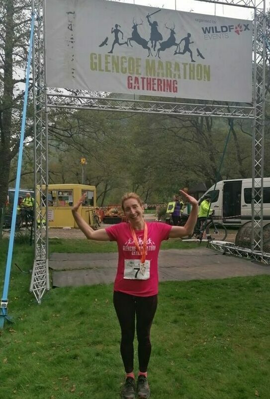 Glencoe Marathon finish